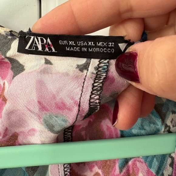 Zara Floral Print Dress - Picture 5 of 9